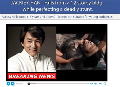 is jackie chan dead or alive 2023